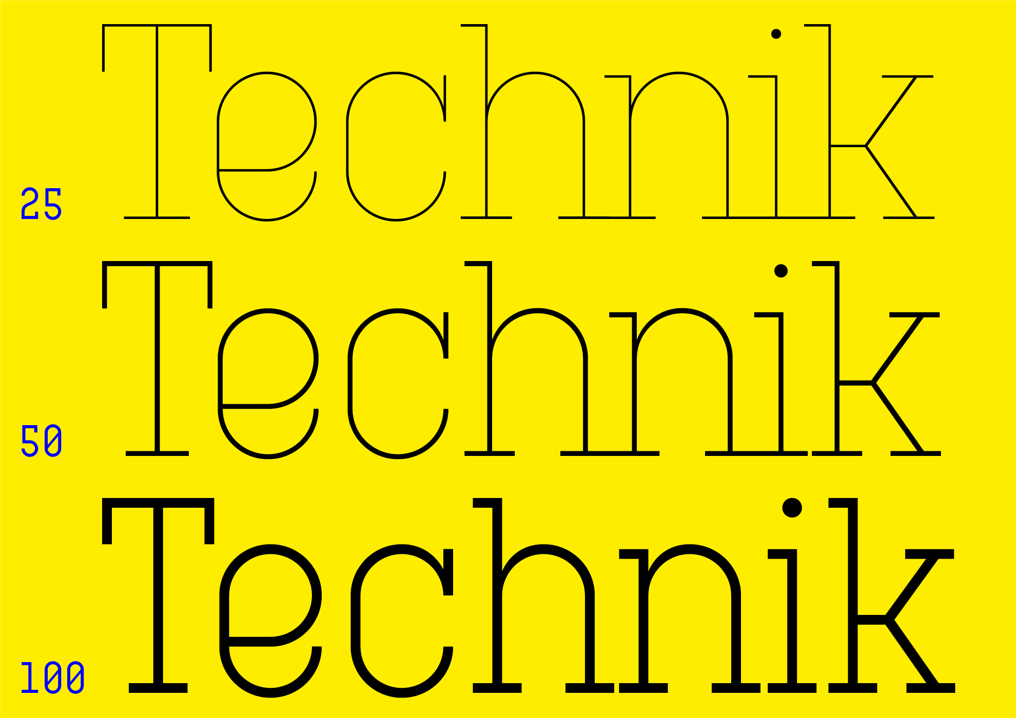 Technik Serif