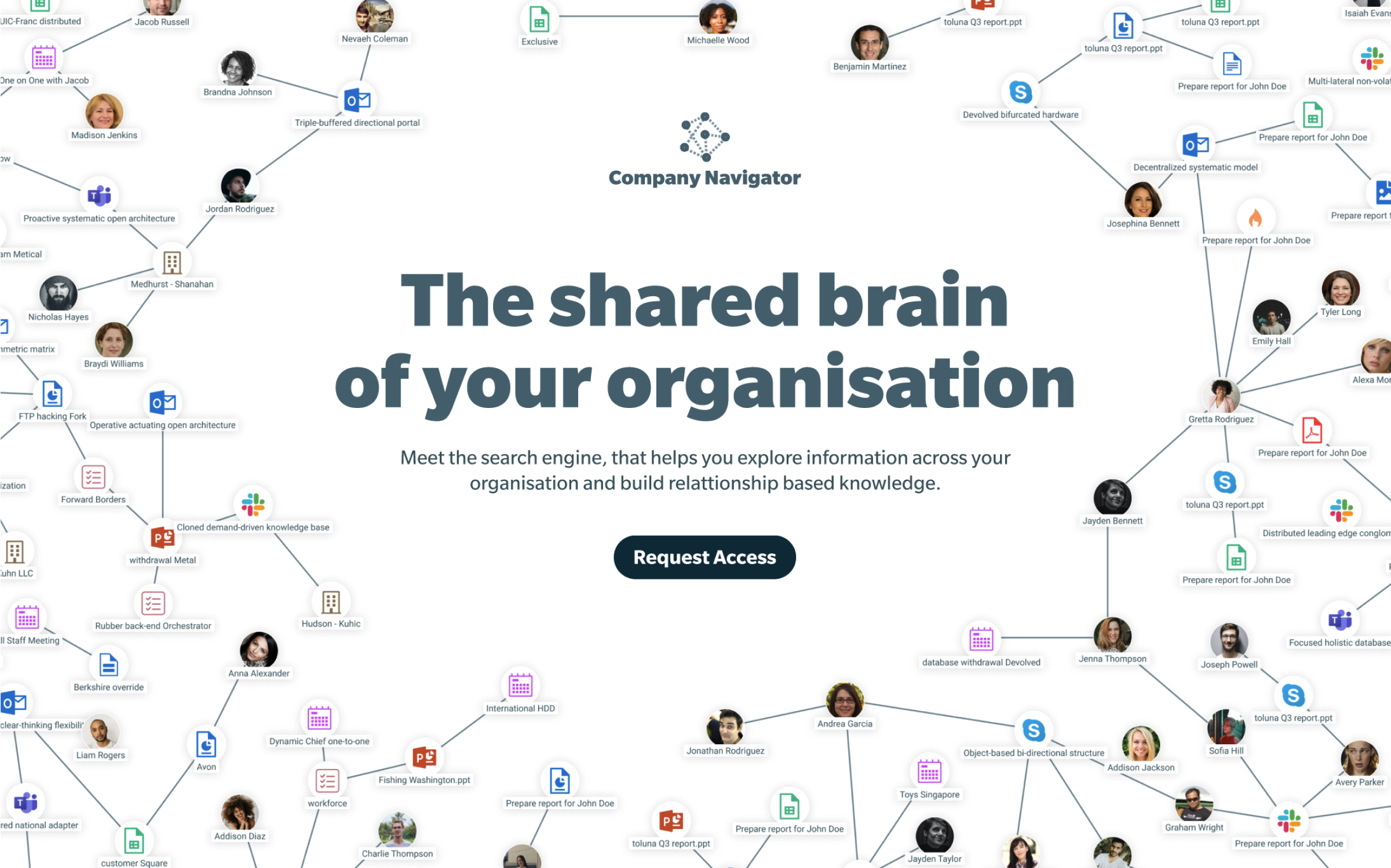 Company Navigator Landing Page
